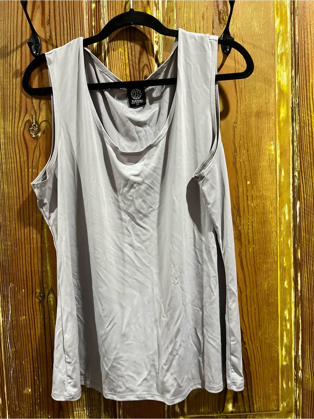 bobeau Light Gray Women's Sleeveless Tank Top